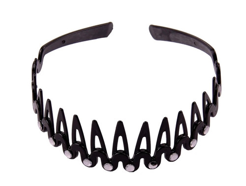 تل مو شانه دار دندانه دار مشکی