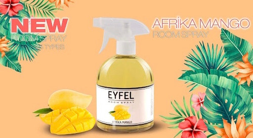 ایفل ۵۰۰میل رایحه انبه آفریقایی ترک دارای ضمانت اصل بودن رایحه بسیار قوی