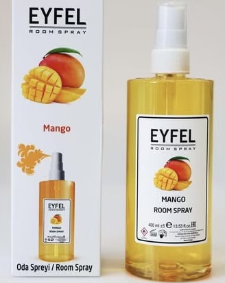اسپری خوشبوکننده ایفل مدل انبه (َMango) اصل ترکیه حجم 400 میلی لیتر