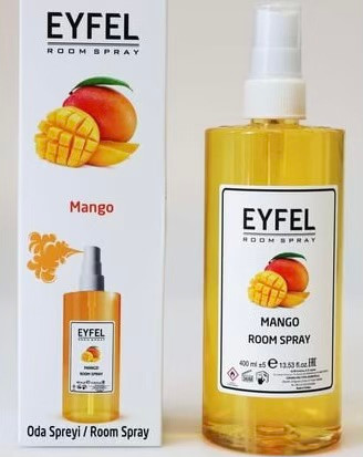 اسپری خوشبوکننده ایفل مدل انبه (َMango) اصل ترکیه حجم 400 میلی لیتر