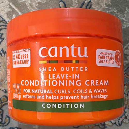 ماسک موی ترمیم کننده و تغذیه عمیق موهای فر و مجعد شی باتر کانتو Cantu Shea Butter کاندیشنر وزن 340 گرم
