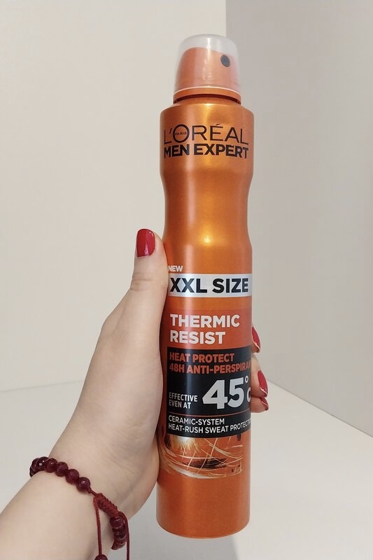 اسپری لورال نارنجی بزرگ ترمیک رسیست ضدتعریق 300 میل Loreal Thermic